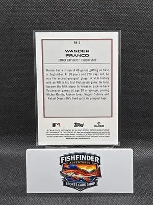 2022 Bowman Platinum - Renowned Rookies Wander Franco #RR-2 (RC) - Baseball Card Single