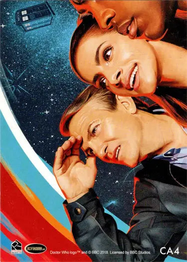 2022 Doctor Who Graffiti Character Art Card featuring Yasmin Khan character art