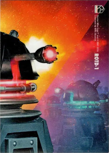 Dalek Extermination Squad featured in 2022 Doctor Who New Years Specials Insert Card