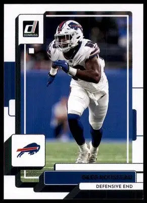 2022 Donruss Greg Rousseau 118 Buffalo Bills - Football Card Single