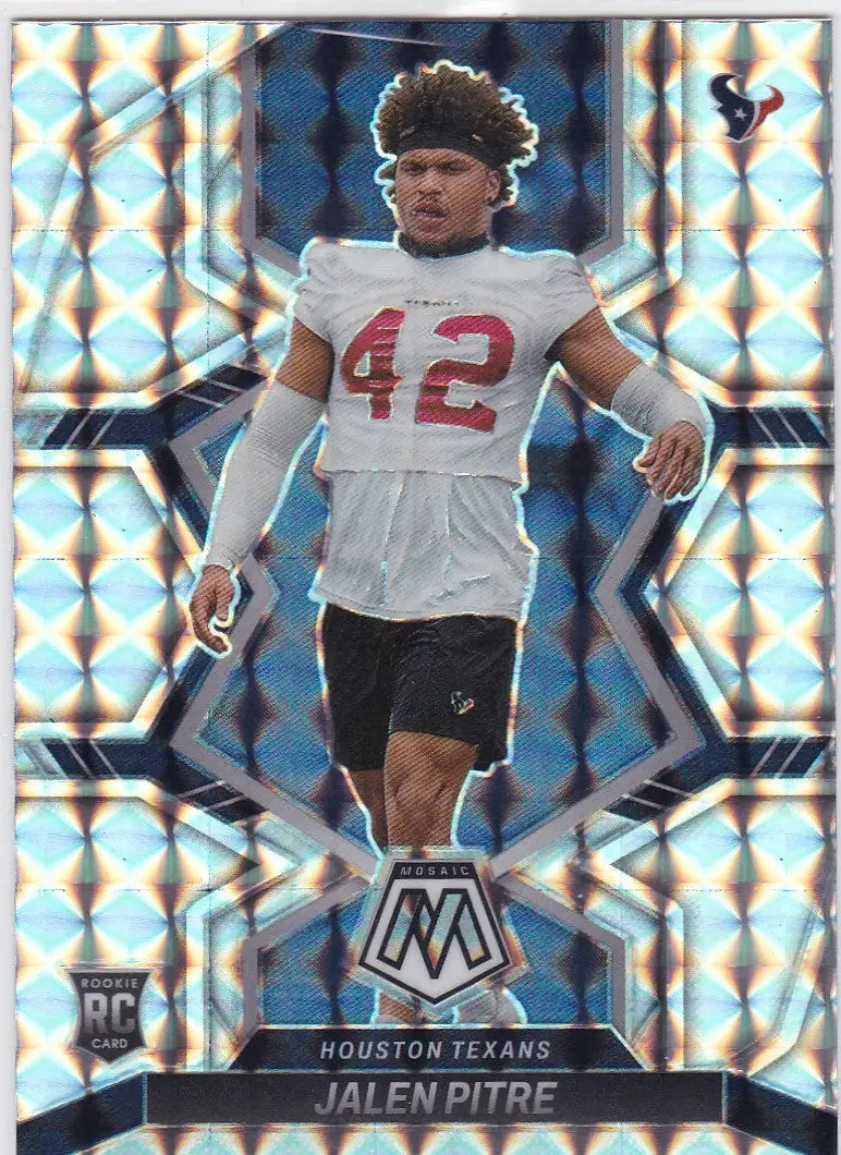 2022 Mosaic Prizm #382 Jalen Pitre RC Houston Texans - Football Card Single