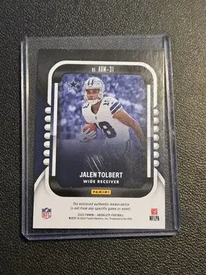2022 Panini Absolute #ARM-31 Jalen Tolbert Absolute Rookie Materials - Football Card Single