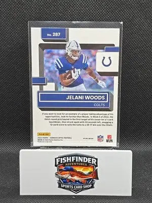 2022 Panini Donruss Optic - Rated Rookie Jelani Woods #287 Holo Prizm (RC) - Football Card Single