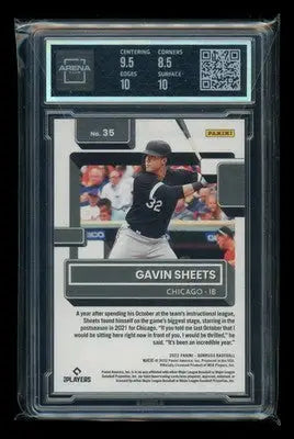 2022 Panini Donruss Rated Rookie Red Gavin Sheets #35 1509/2022 Arena Club 9 - Baseball Card Single