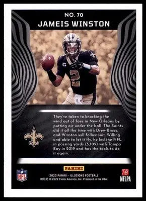 2022 Panini Illusions - Retail Jameis Winston 70 New Orleans Saints - Football Card Single