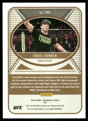 2022 Panini Legacy UFC Chael Sonnen #144 Mixed Martial Arts (MMA) - UFC/MMA Card Single