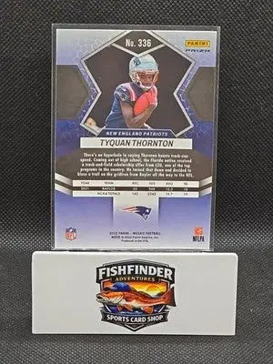 2022 Panini Mosaic - Rookies Tyquan Thornton #336 No Huddle Silver Mosaic Prizm - Football Card Single