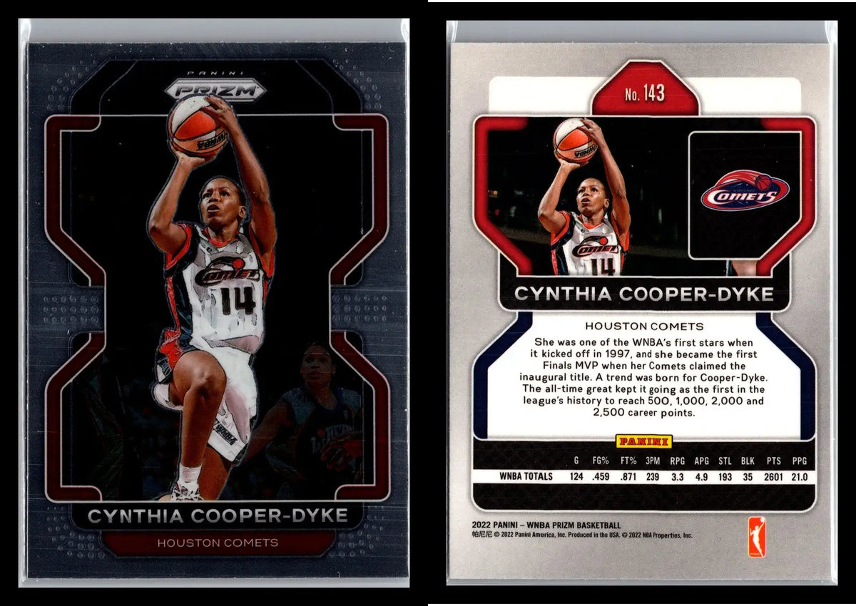 2022 Panini Prizm WNBA #143 Houston Comets - Basketball Card Single
