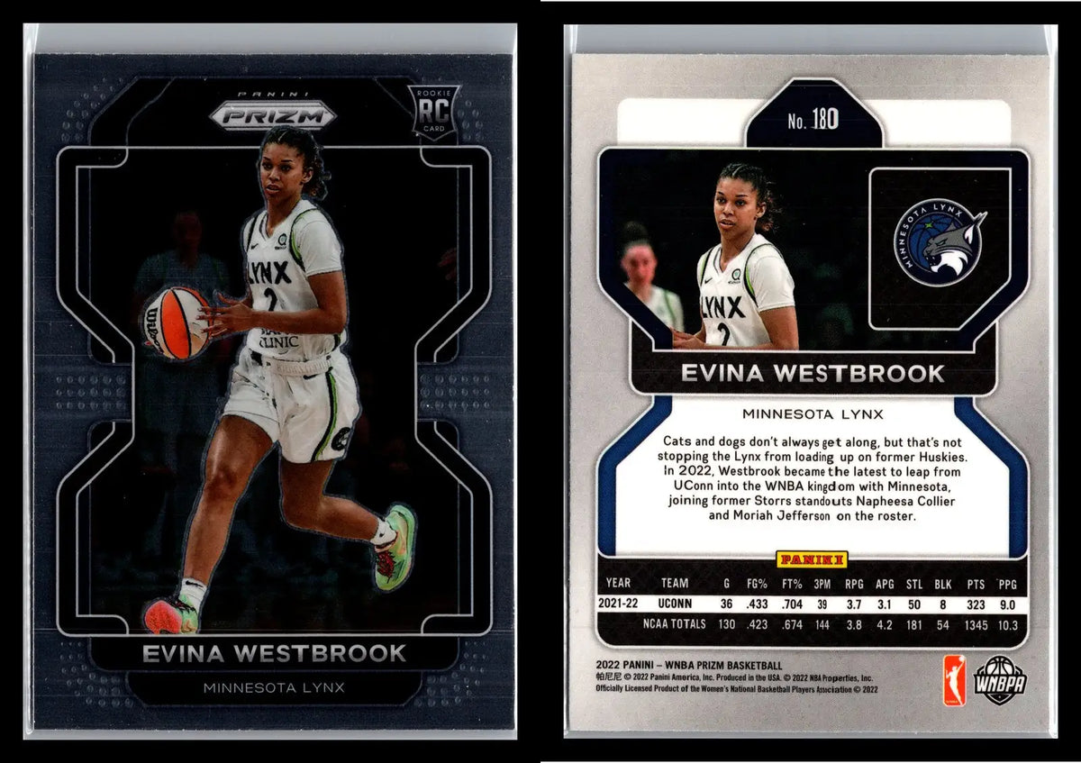 2022 Panini Prizm WNBA #180 Minnesota Lynx RC - Basketball Card Single