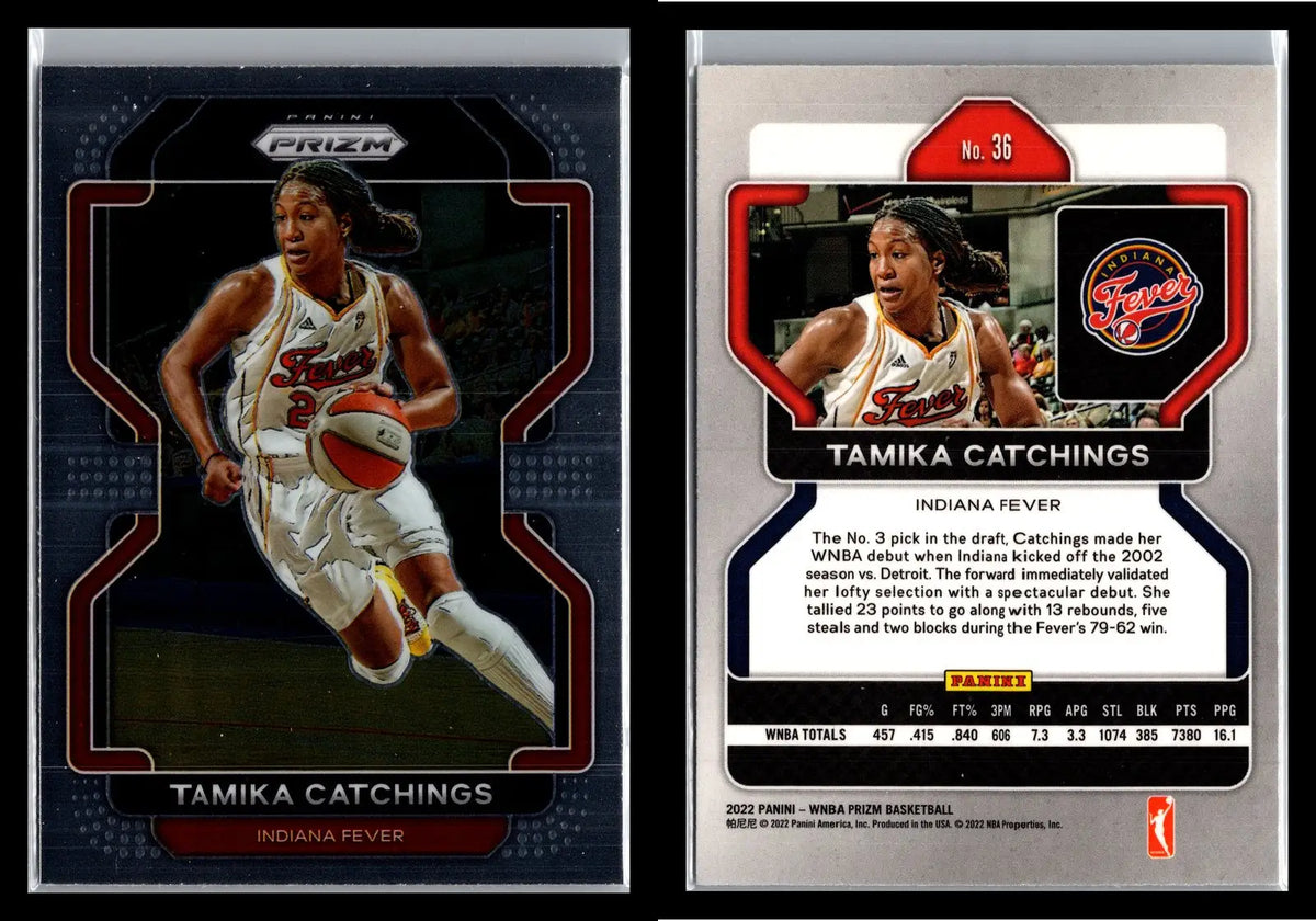 2022 Panini Prizm WNBA #36 Indiana Fever - Basketball Card Single