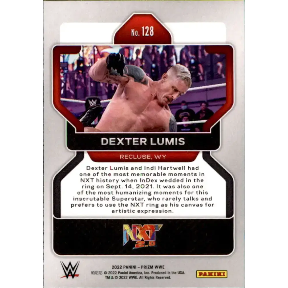 2022 Panini Prizm WWE # 128 Dexter Lumis NXT 2.0 - Non-Sports Card Single