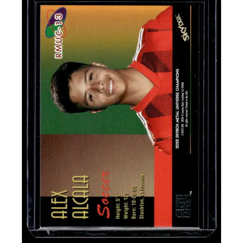 2022 Skybox Metal Universe Champions 1997-98 Retro #RMUC-13 Alex Alcala NM-MT Soccer Card - Soccer Card Single