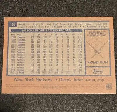2022 Topps Archives #126 Derek Jeter - Baseball Card Single