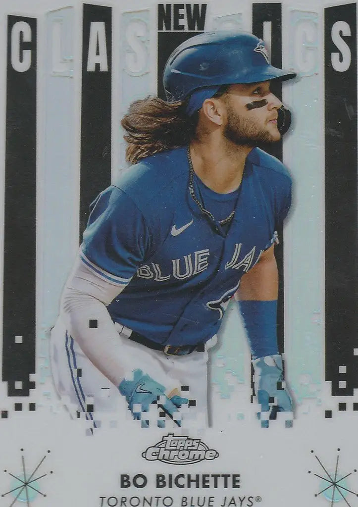 Baseball player in Toronto Blue Jays uniform, Topps Chrome Classics Bo Bichette image