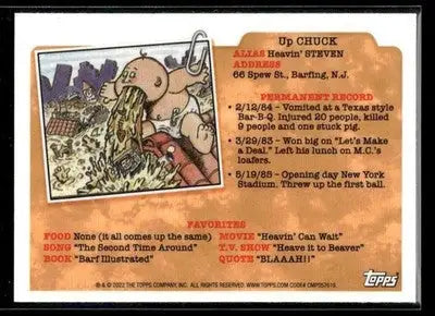 2022 Topps Chrome Garbage Pail Kids Series 5 Juicy Lucy #189b Refractors