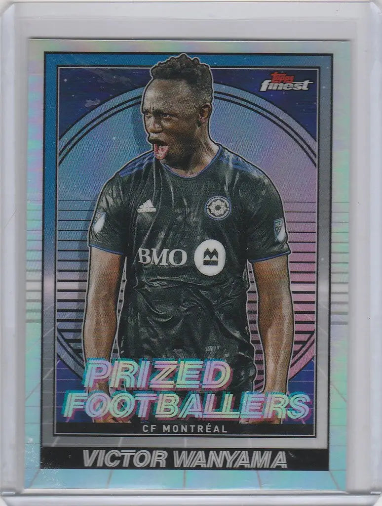 Soccer trading card of PF13 Victor Wanyama CF Montreal from Topps Finest MLS