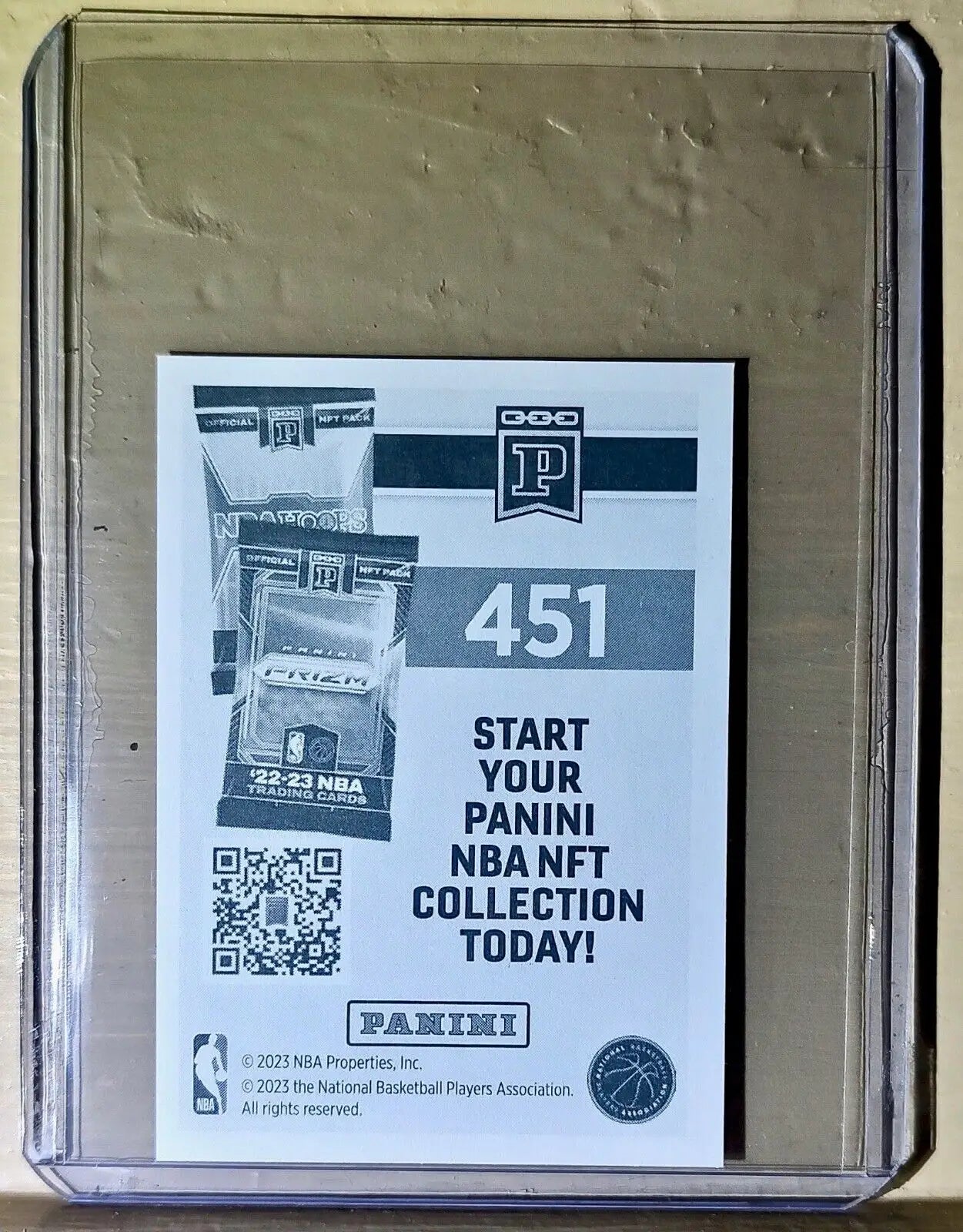 2023-24 Logo Panini NBA Basketball #451 Sticker Sacramento Kings