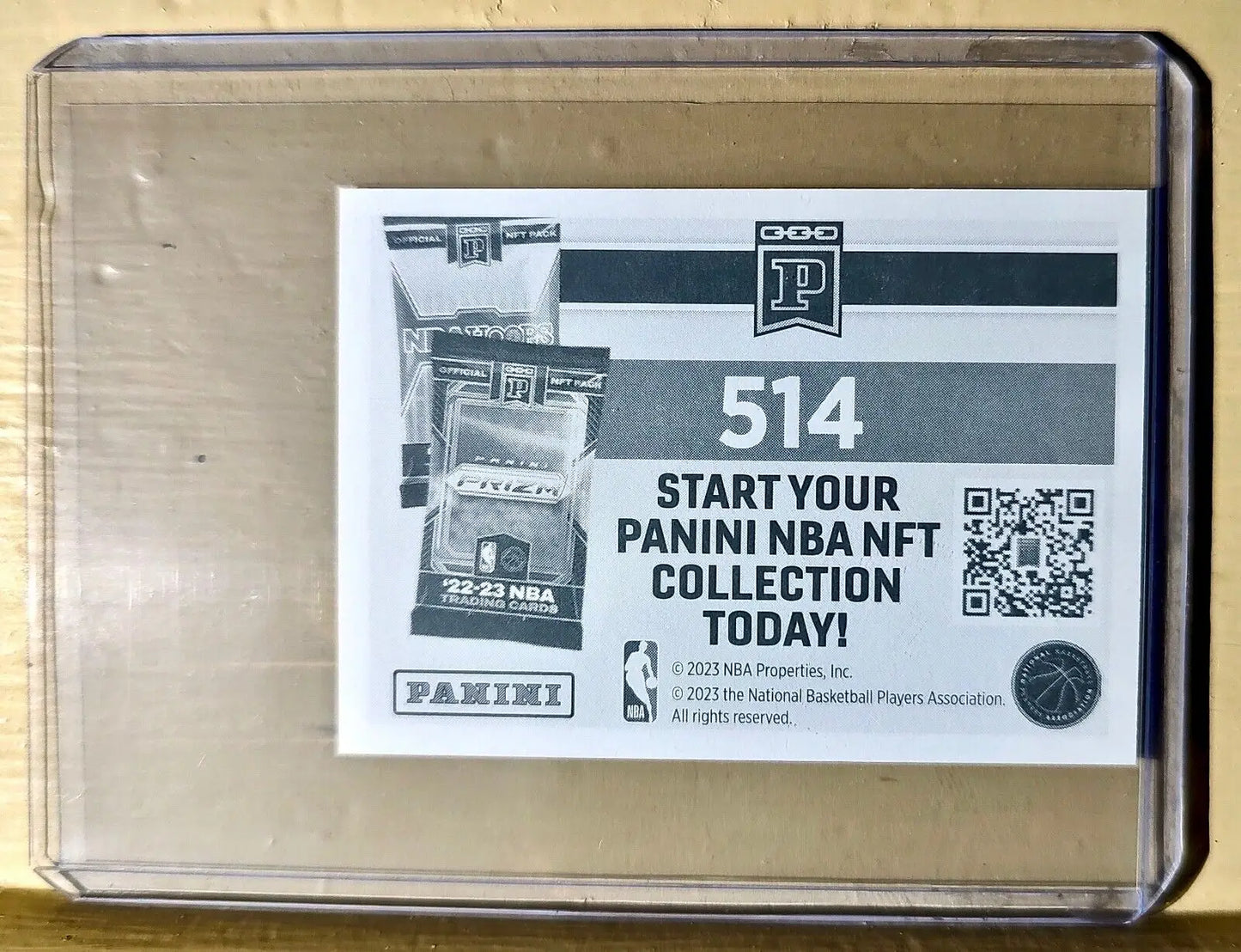 2023-24 NBA logo Panini NBA Basketball #514 Sticker NBA logo - Other