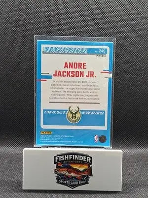 2023-24 Panini Donruss Optic - Rated Rookie Andre Jackson #249 Holo Prizm (RC) - Basketball Card Single