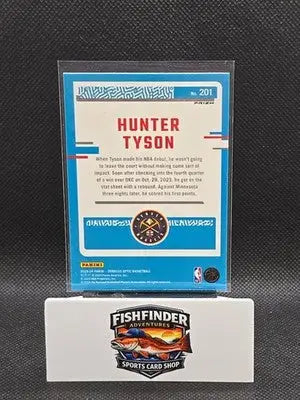 2023-24 Panini Donruss Optic - Rated Rookie Hunter Tyson #201 Blue Velocity... - Basketball Card Single