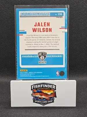 2023-24 Panini Donruss Optic - Rated Rookie Jalen Wilson #206 Holo Prizm (RC) - Basketball Card Single