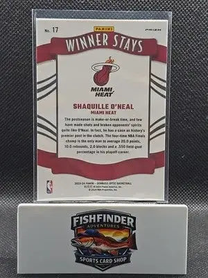 2023-24 Panini Donruss Optic - Winner Stays Shaquille O’Neal #17 Holo Prizm - Basketball Card Single