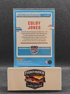2023-24 Panini Donruss - Rated Rookie Colby Jones #221 Holo Green Laser (RC) - Basketball Card Single