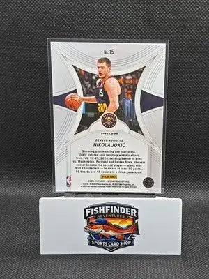 2023-24 Panini Mosaic - Epic Performers Nikola Jokić #15 Green Mosaic Prizm - Basketball Card Single