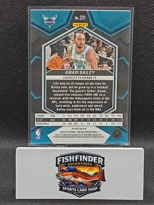 2023-24 Panini Mosaic - Rookies Amari Bailey #231 Reactive Blue Mosaic Prizm... - Basketball Card Single