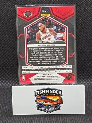 2023-24 Panini Mosaic - Rookies Cam Whitmore #217 Silver Prizm (RC) - Basketball Card Single