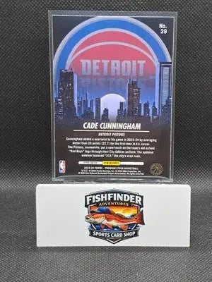 2023-24 Panini Nba Hoops Premium Stock - City Edition Cade Cunningham #29 Silver