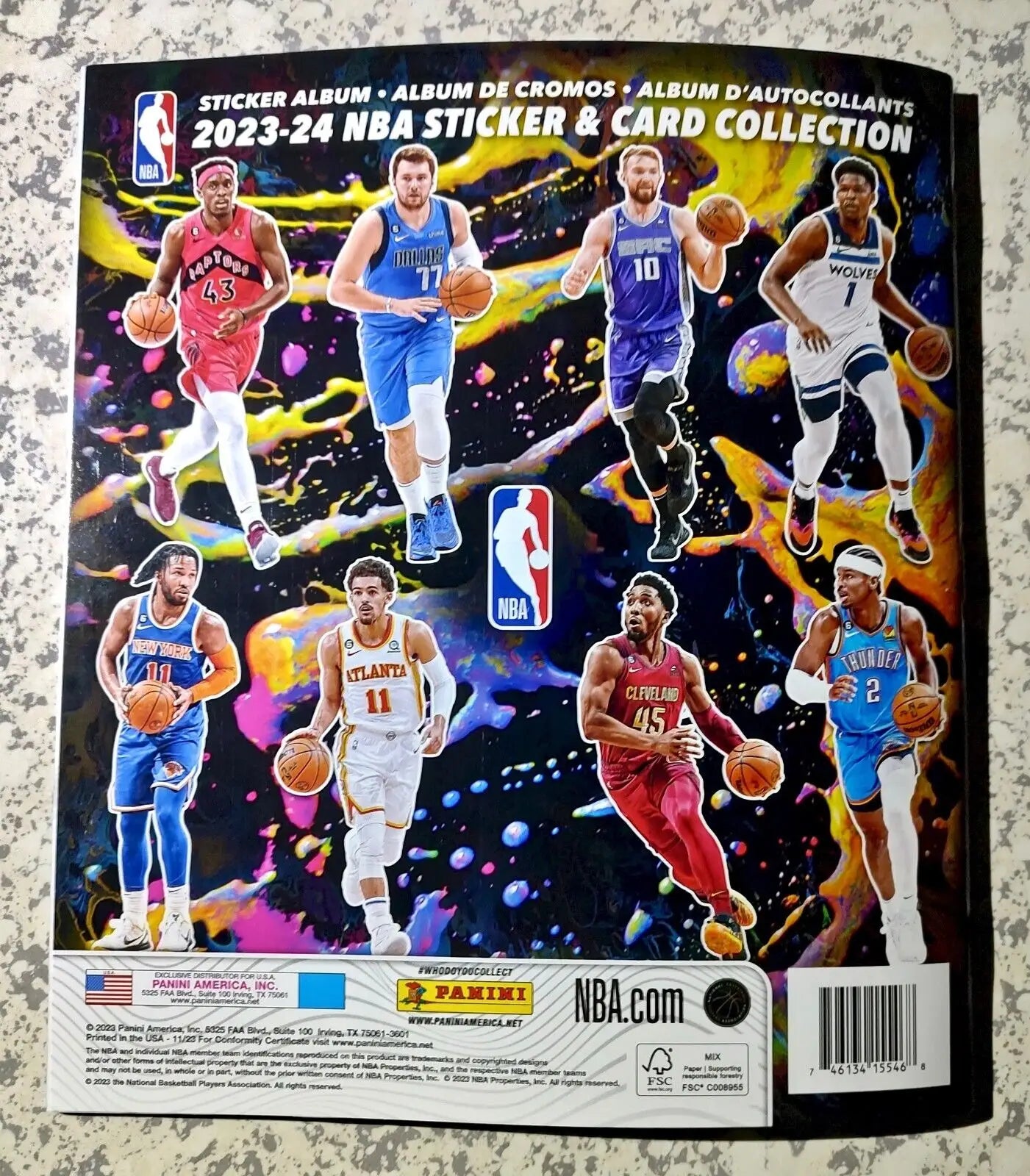 2023-24 Panini NBA Sticker and Card Collection Sticker Album - New Empty Mint