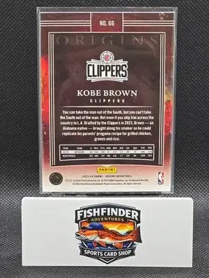 2023-24 Panini Origins - Kobe Brown #66 (RC) - Basketball Card Single