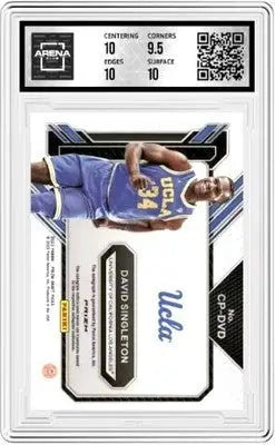 2023-24 Panini Prizm DP David Singleton #CP-DVD College Penmanship Green Prizm - Basketball Card Single