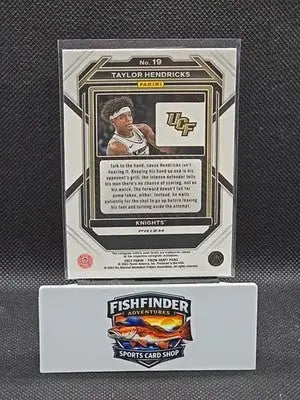2023-24 Panini Prizm Draft Picks - Taylor Hendricks #19 Green Prizm (RC) - Basketball Card Single