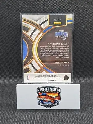 2023-24 Panini Select - Premier Level Anthony Black #113 Orange Flash Prizm (RC) - Basketball Card Single