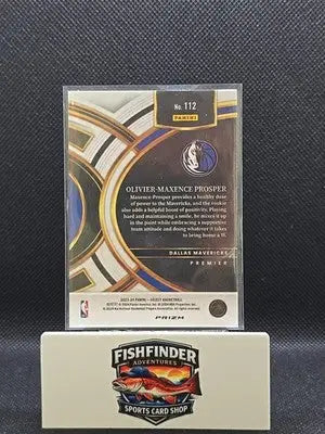 2023-24 Panini Select-Premier Level Olivier-Maxence Prosper #112 Green/Purple - Basketball Card Single