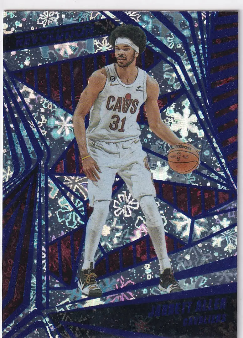 2023-24 REVOLUTION #9 JARRETT ALLEN WINTER- CLEVELAND CAVALIERS - Basketball Card Single