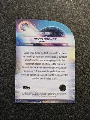 2023-24 Topps Chrome Cosmic #LIO-18 Devin Booker Launched Into Orbit - Basketball Card Single