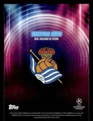 2023-24 Topps Showtime UEFA Club Competitions #NNO Takefusa Kubo - Soccer Card Single