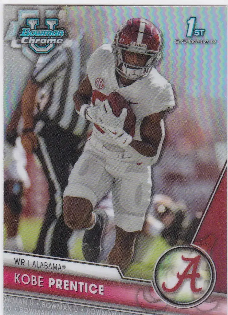 2023 Bowman Chrome University #53 Kobe Prentice Refractor alabama - Baseball Card Single