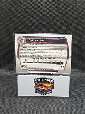 2023 Bowman Draft - Chrome C.J. Kayfus #BDC-101 Refractor (RC) - Baseball Card Single