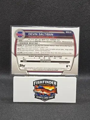 2023 Bowman Draft - Chrome Devin Saltiban #BDC-2 Refractor (RC) - Baseball Card Single