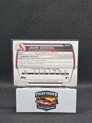 2023 Bowman Draft - Jason Savacool #BD-200 Aqua & Pink Gradient /199 (RC) - Baseball Card Single