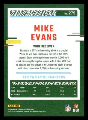 2023 Donruss #279 Mike Evans - Football Card Single