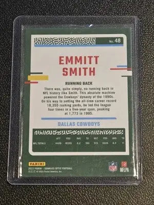 2023 Donruss Optic #48 Emmitt Smith - Football Card Single