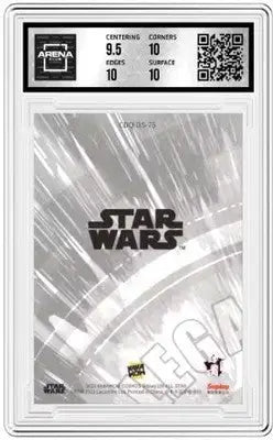 Graded Star Wars trading card from Kakawow Cosmic Disney collection at Arena Club