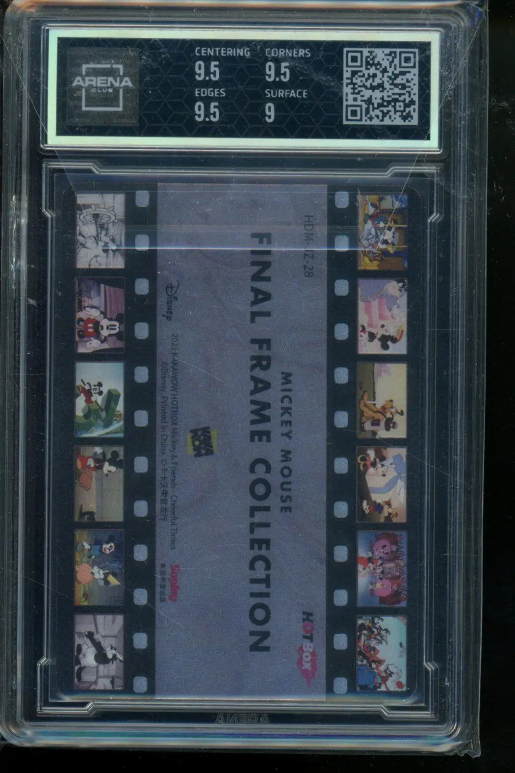 2023 KKW Hotbox Mickey Final Frame Film Stills Mickey Mouse #HDM-JZ-28 AC 9.5 - Disney Card Single