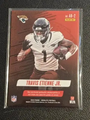 2023 Panini Absolute #AB-2 Travis Etienne Jr. Absolute Burners - Football Card Single