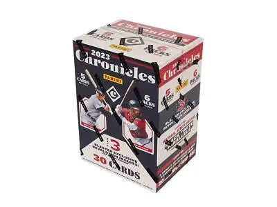 2023 Panini Chronicles Baseball blaster box with 30 cards for Panini Chronicles baseball fans